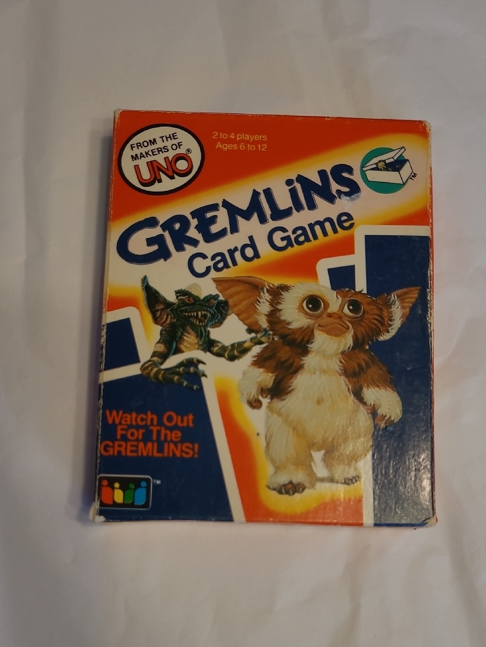 Vintage Like New  1984 Gremlins Card Game produced by Mattel